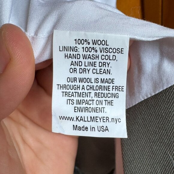 Kallmeyer Grey Vest (size S) WORN ONCE - Picture 10 of 11